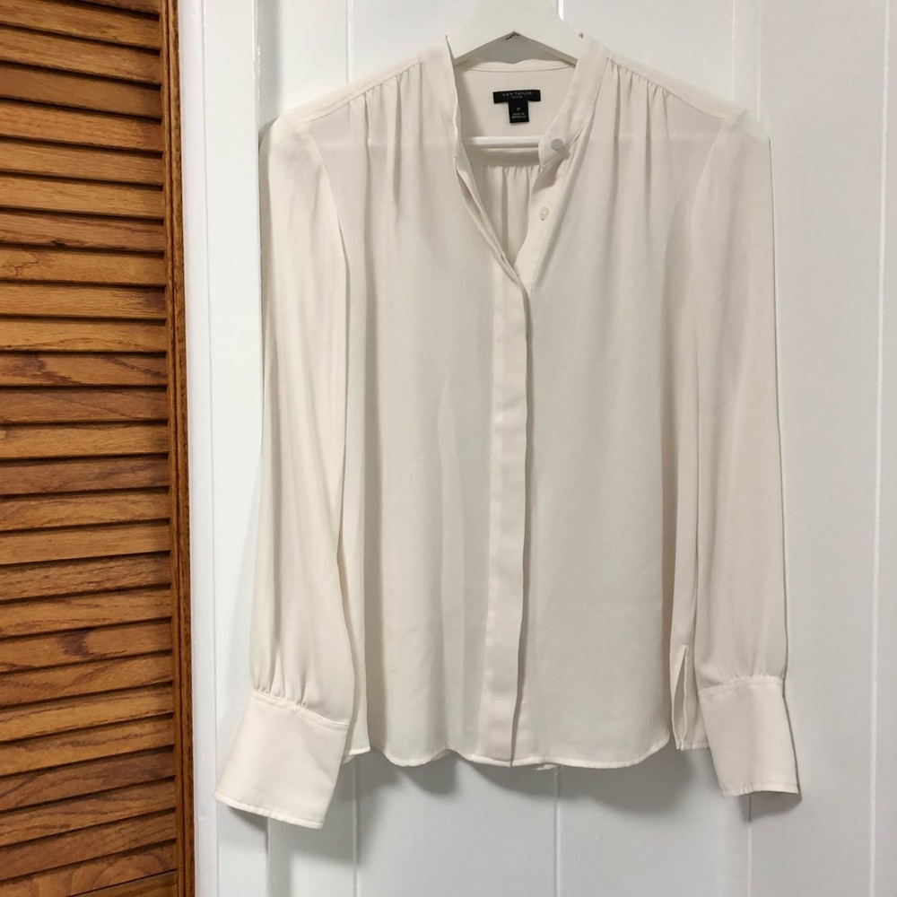 Ann Taylor Long Sleeve Blouse